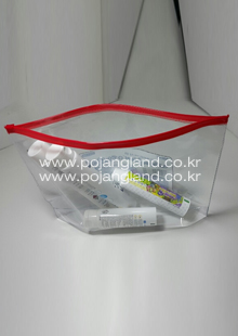 PVC 무독성 친환경 슬라이드 지퍼백 샘플