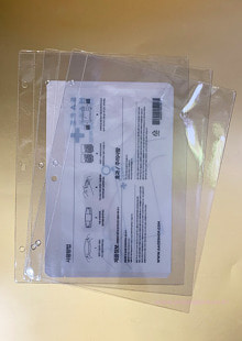 PVC 투명 메뉴판 비닐속지 주문제작[반디메뉴]