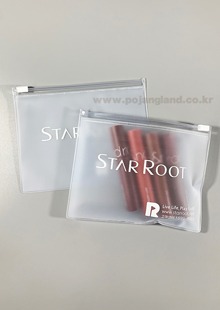 PVC반투명 슬라이드지퍼백 인쇄주문제작 [Star Root]