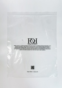 PE 투명비닐 지퍼백 인쇄주문제작 (  FOF )