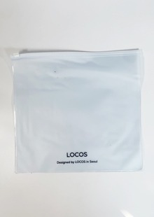 PVC 슬라이드 지퍼백 인쇄주문제작 (  LOCOS )