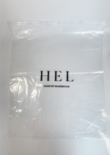 PE 투명 비닐 지퍼백 인쇄 제작 ( HEL )