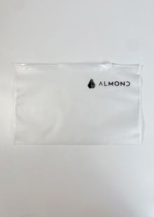 나시지 반투명 슬라이드 지퍼백 인쇄 제작  ( 아몬드 )
