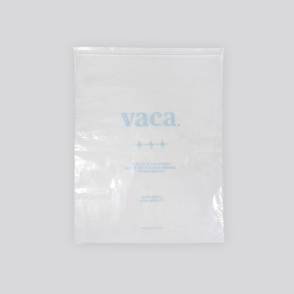 PE 비닐 투명 지퍼백 인쇄주문제작 ( VACA )