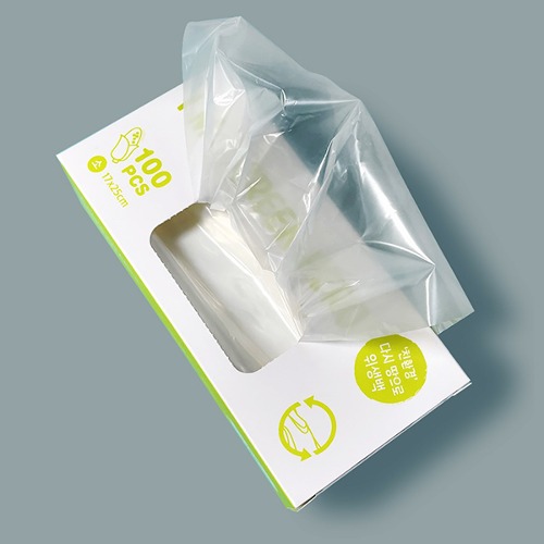 친환경비닐봉투 썩는위생백 1각(100장) - 3가지사이즈